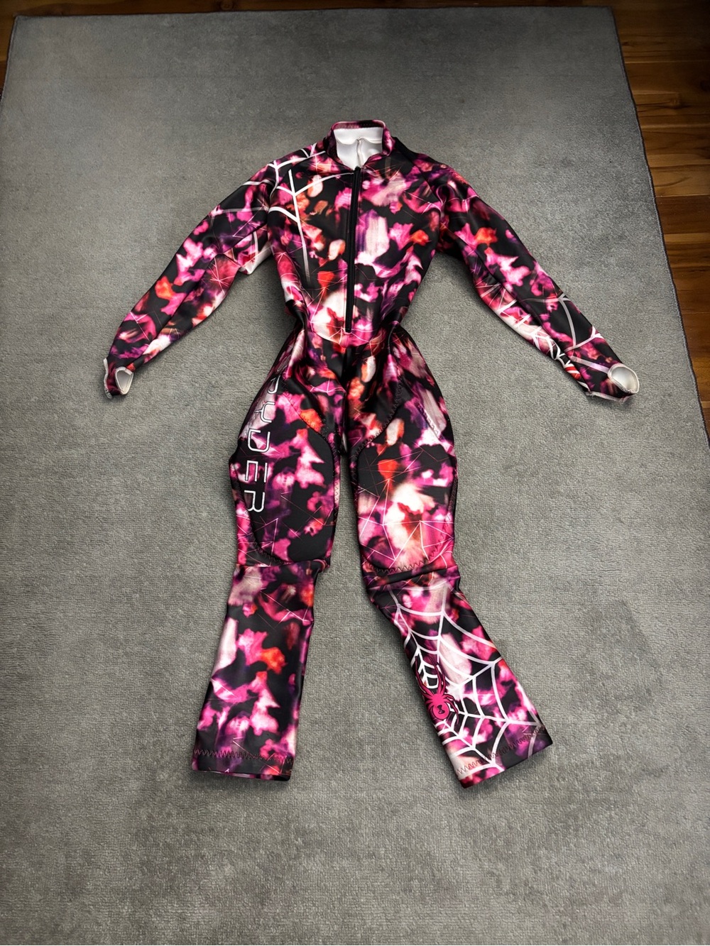 Spyder GS Race Suit Slalom Downhill Ski Racing Padded Youth Girls